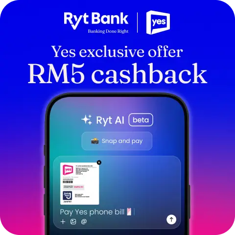 Ryt Bank RM5 Cashback